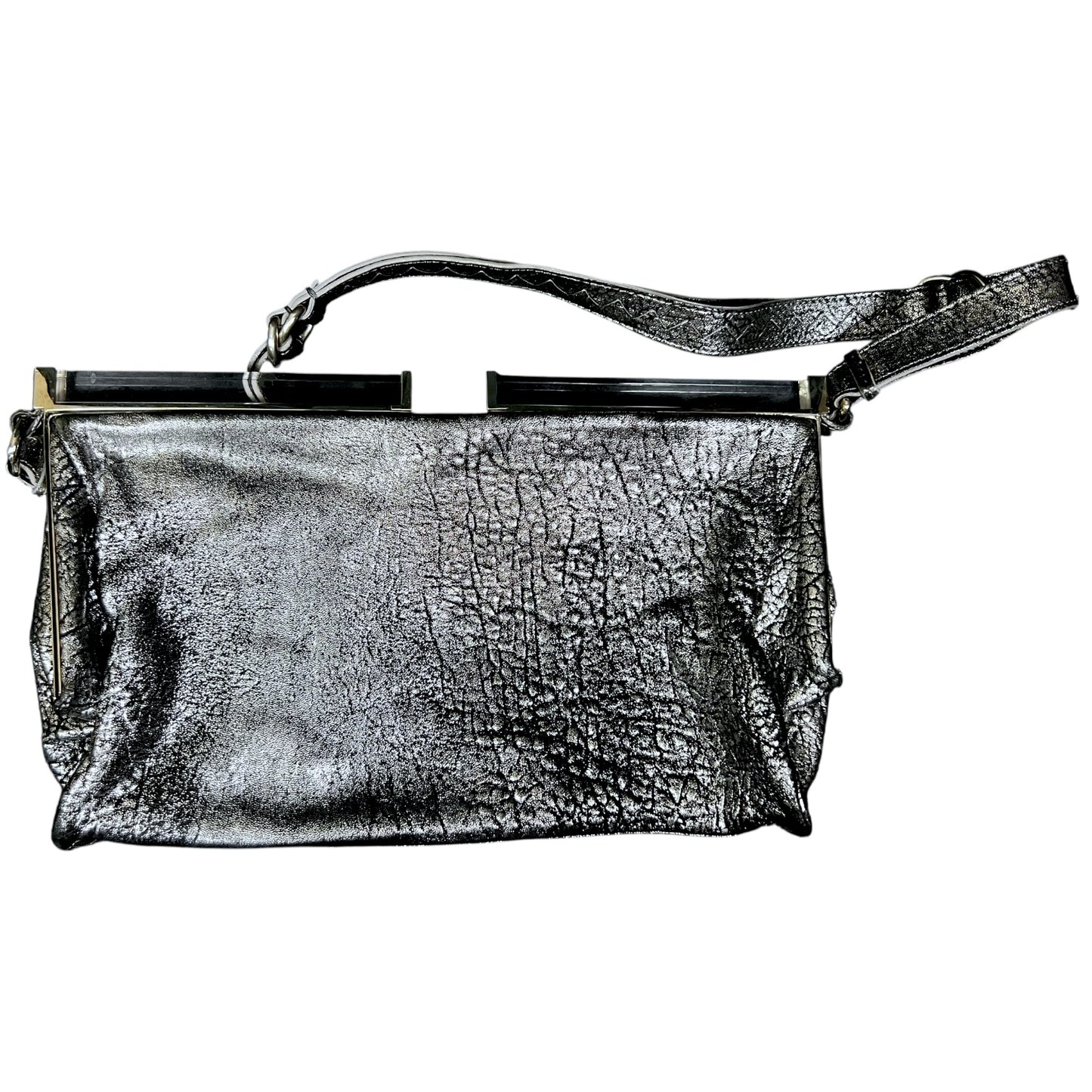 Chloe Plexi Leather Clutch Handbag - $1,495 Retail