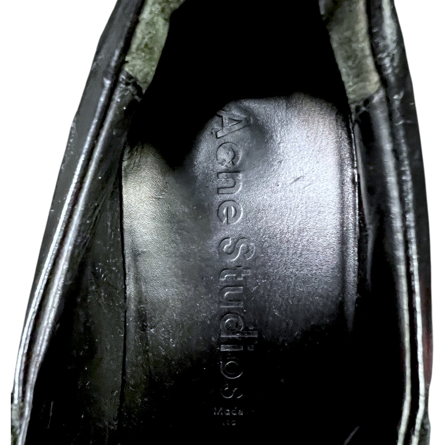 Acne Studios Black Leather Sneakers - $580 Retail
