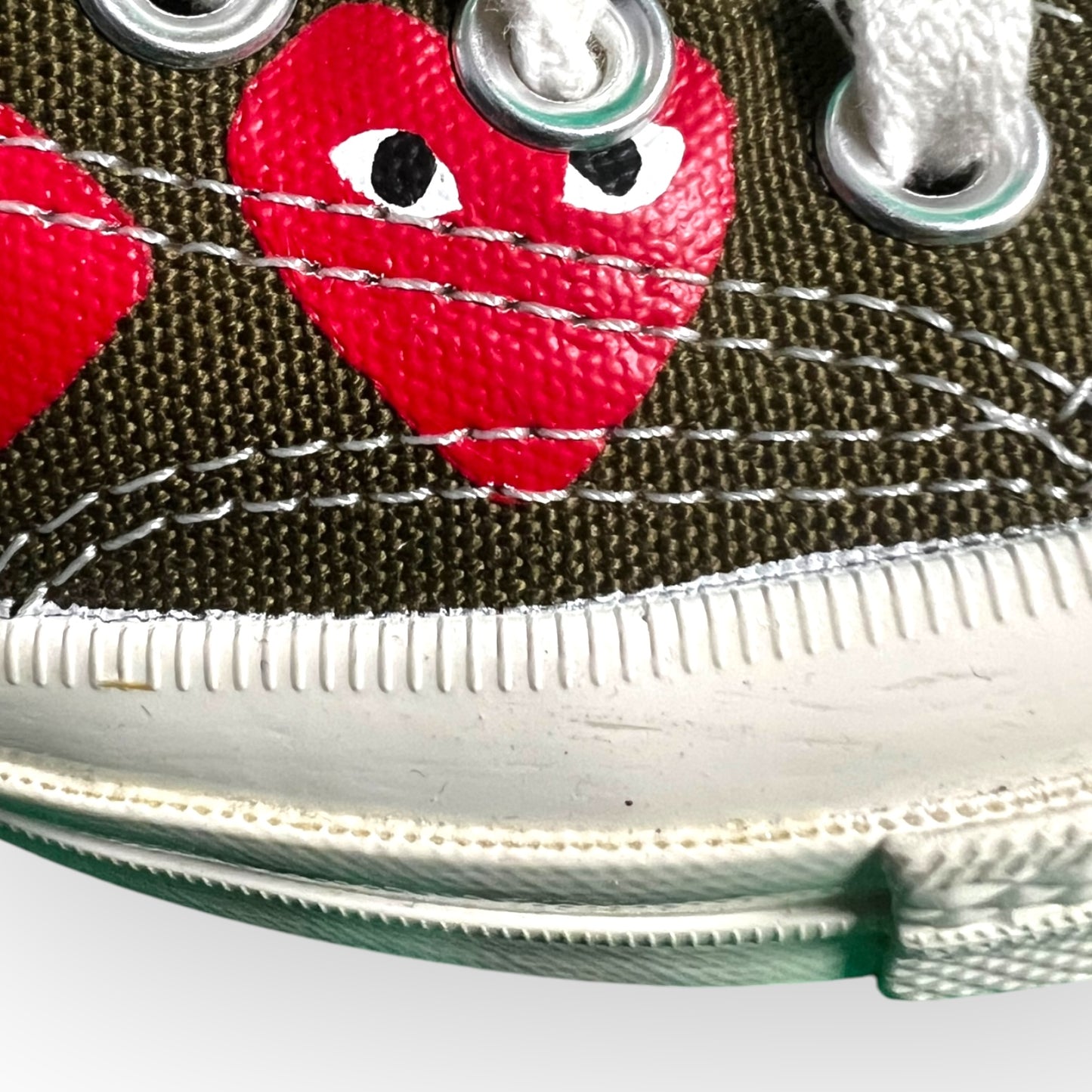 Comme des Garcons x Converse Play Brown Low-Top Sneakers