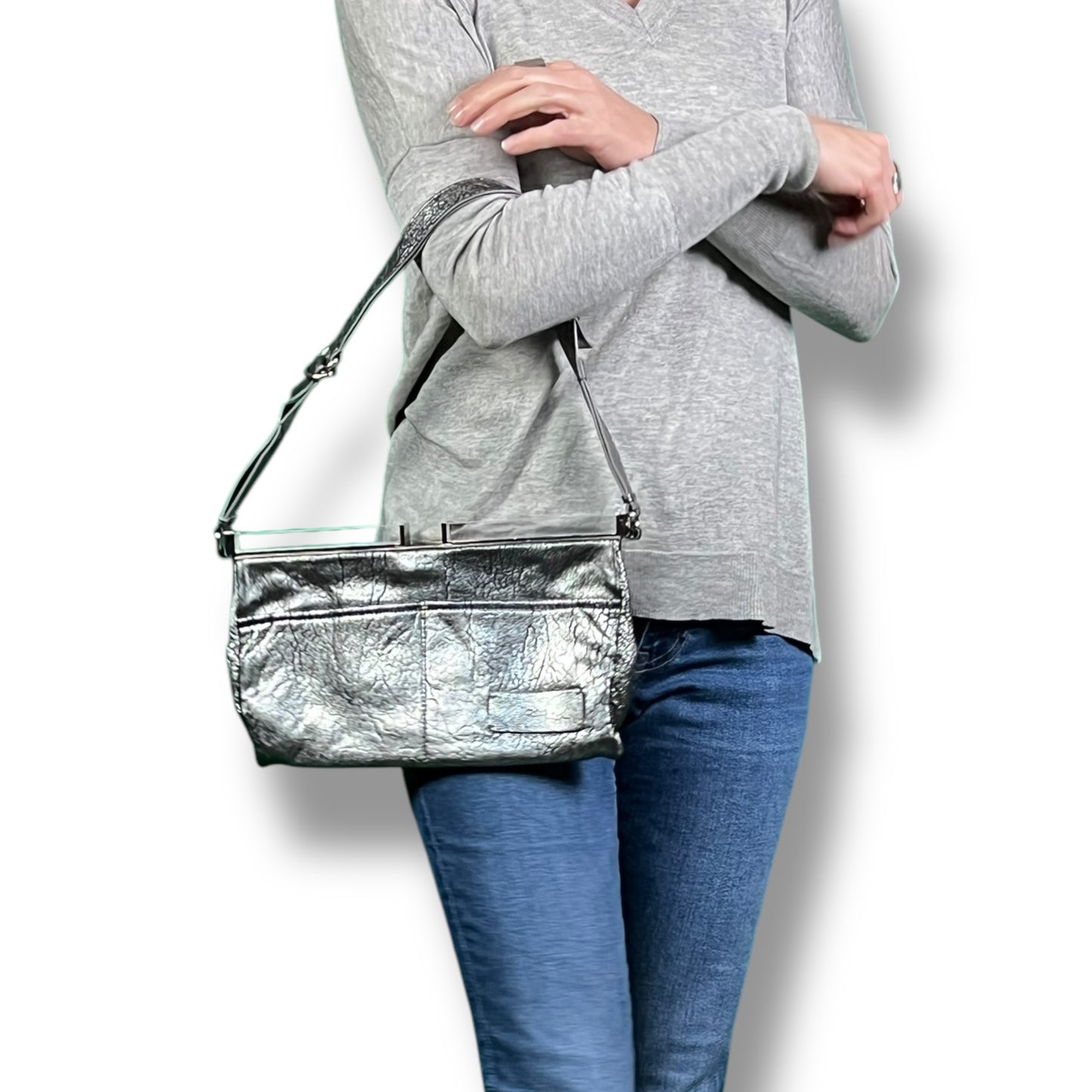 Chloe Plexi Leather Clutch Handbag - $1,495 Retail