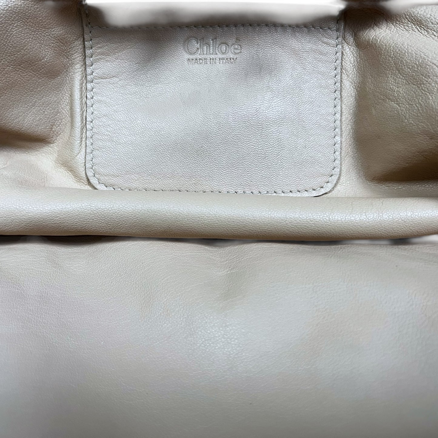 Chloe Plexi Leather Clutch Handbag - $1,495 Retail