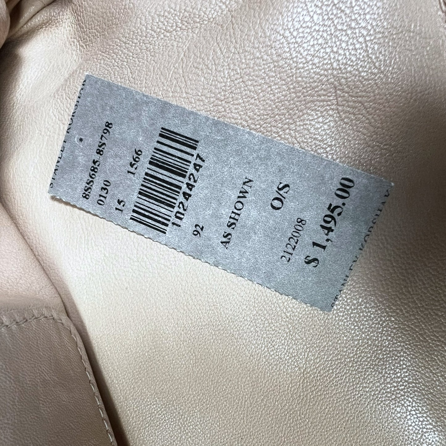 Chloe Plexi Leather Clutch Handbag - $1,495 Retail