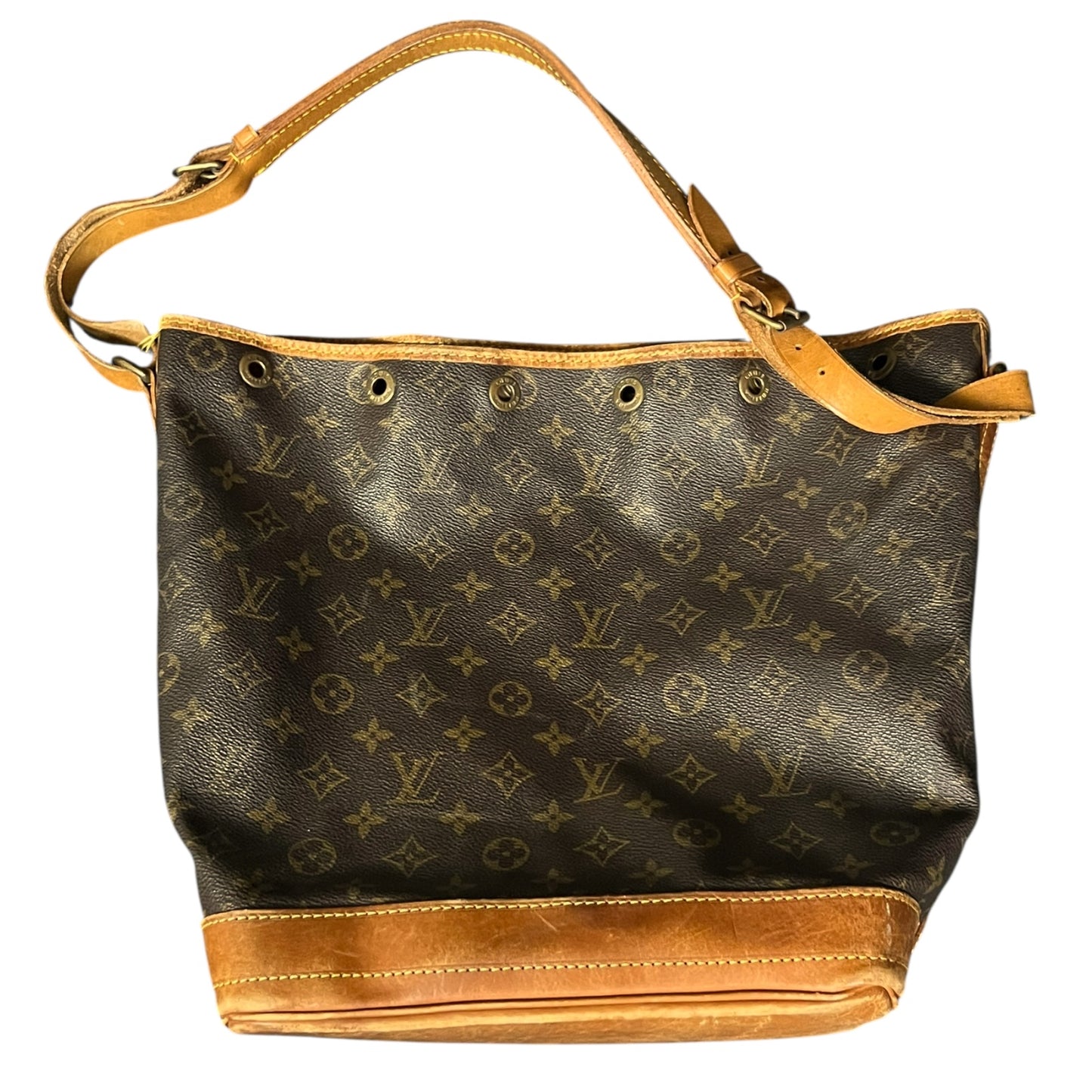 Vintage Louis Vuitton Noé Brown Monogram Large Bucket Bag - $1,250 Retail