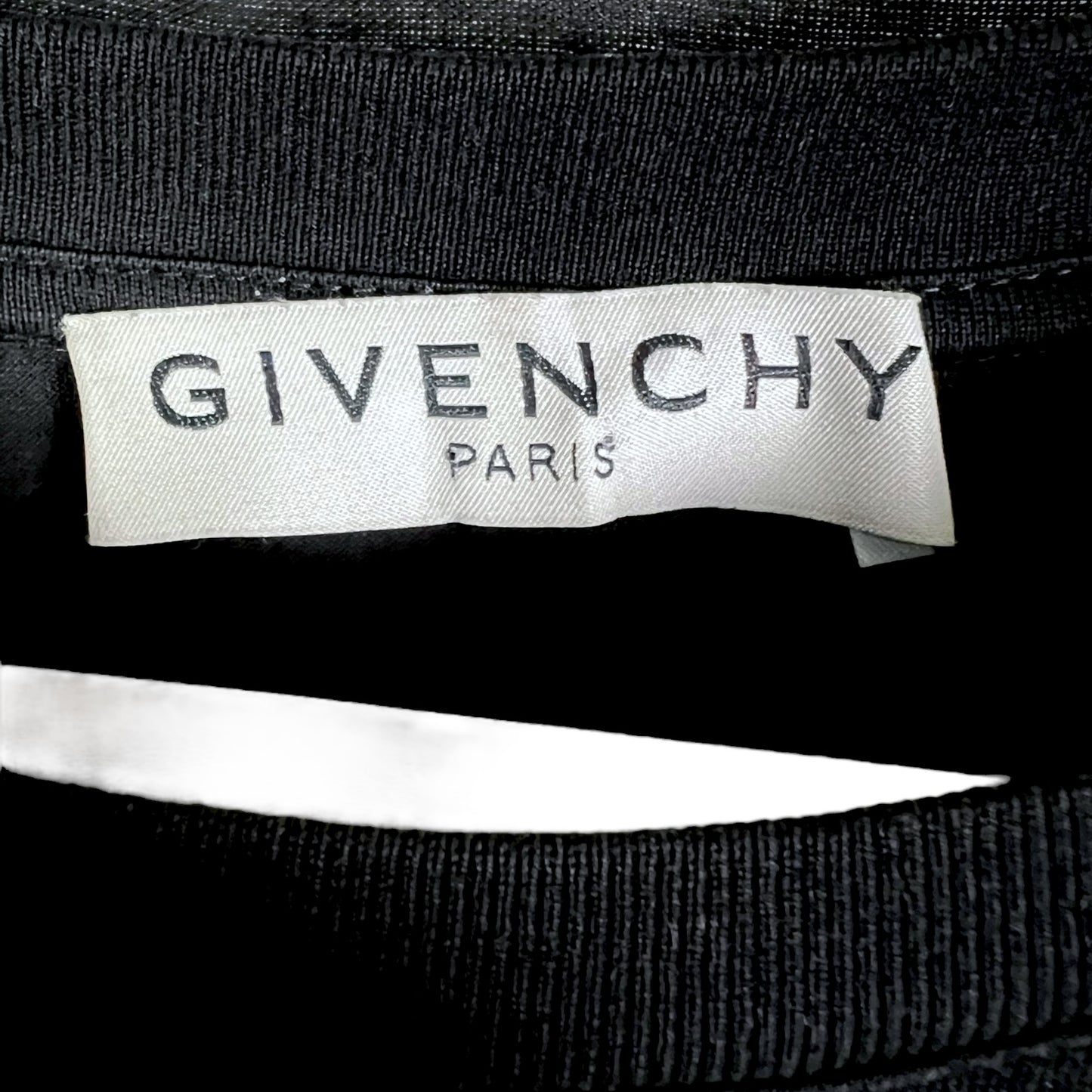 Givenchy Paris Glitch Printed Black Logo T-Shirt - $595 Retail