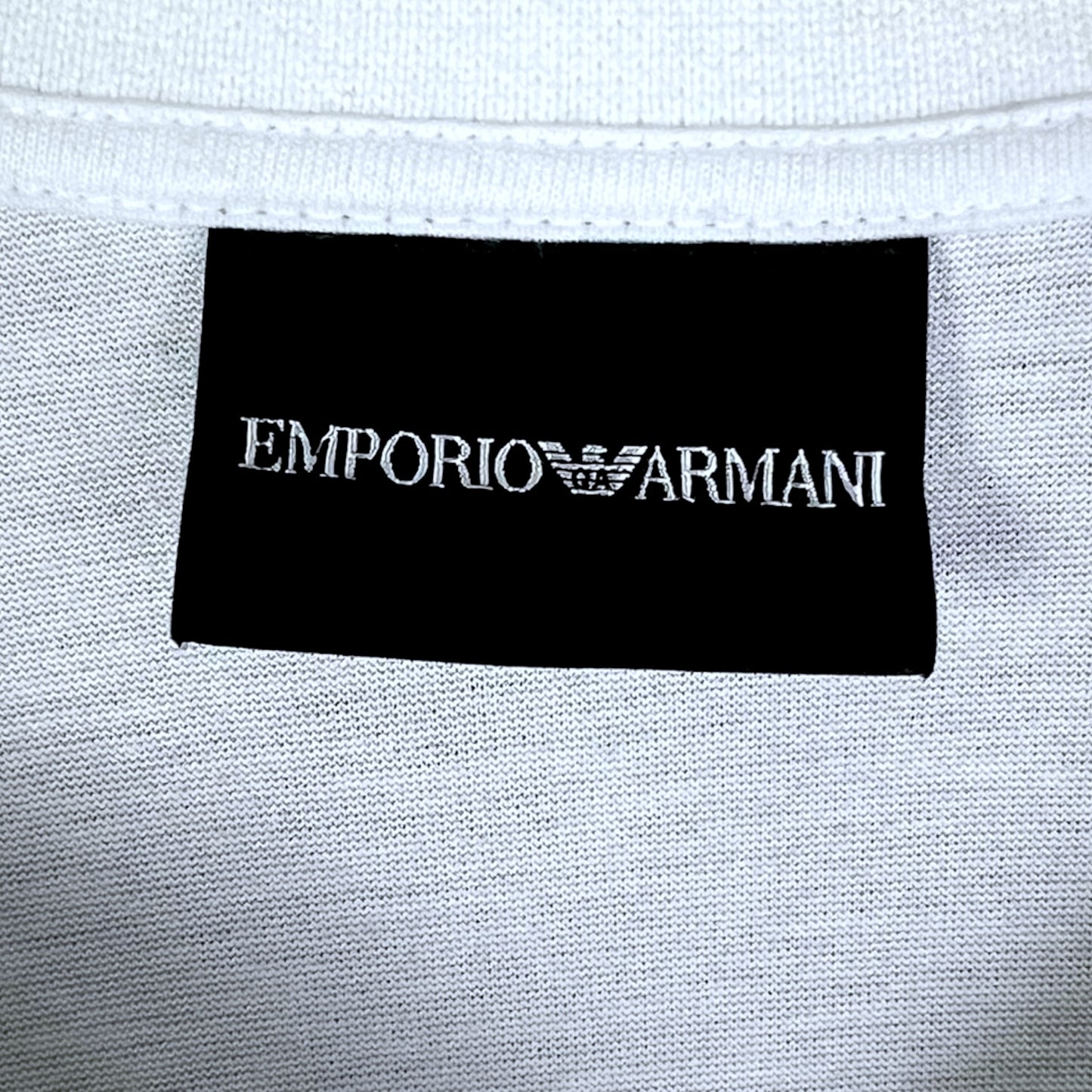 Emporio Armani White Cotton Polo Shirt - $275 Retail