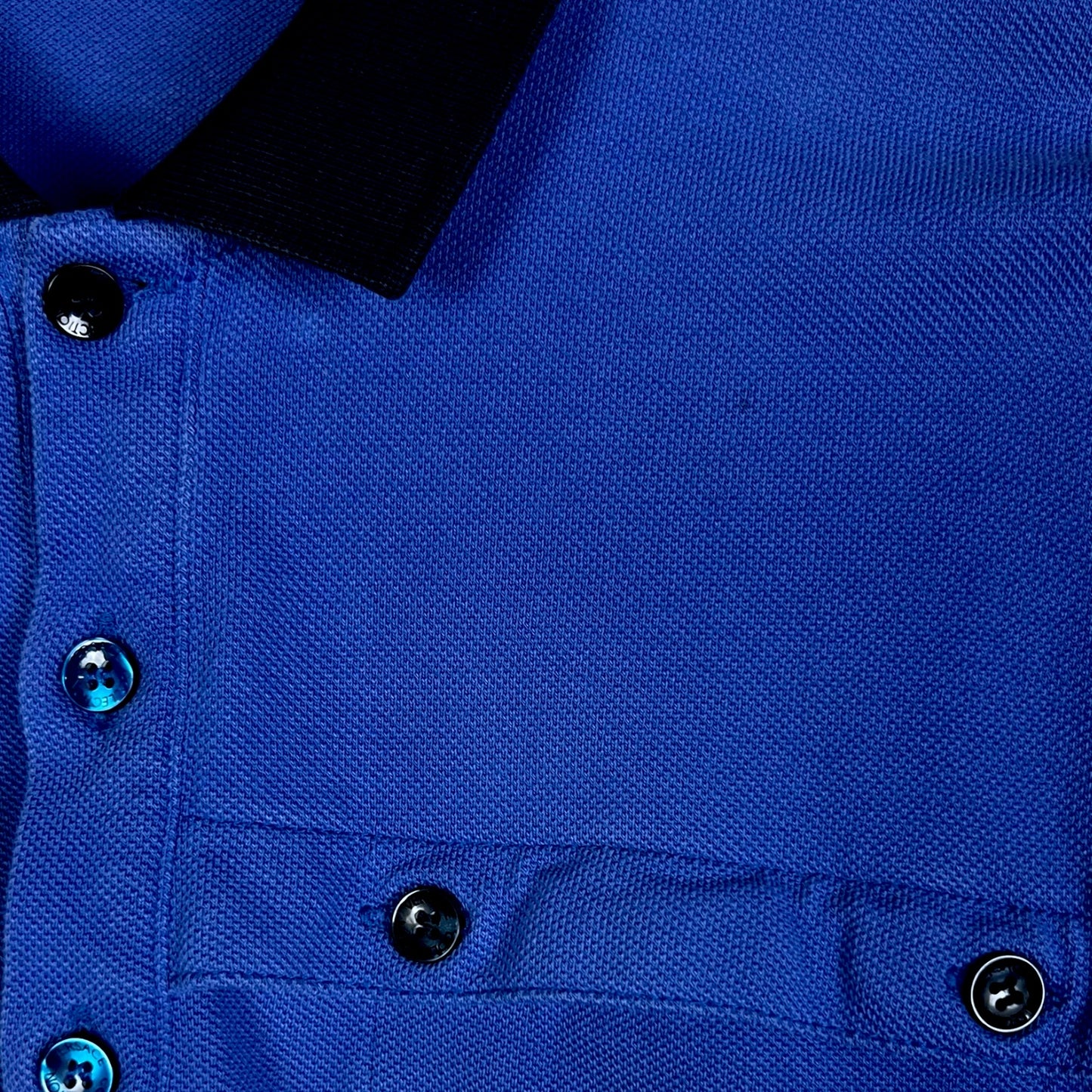 Gianni Versace Collection Blue & Black Polo Shirt - $490 Retail