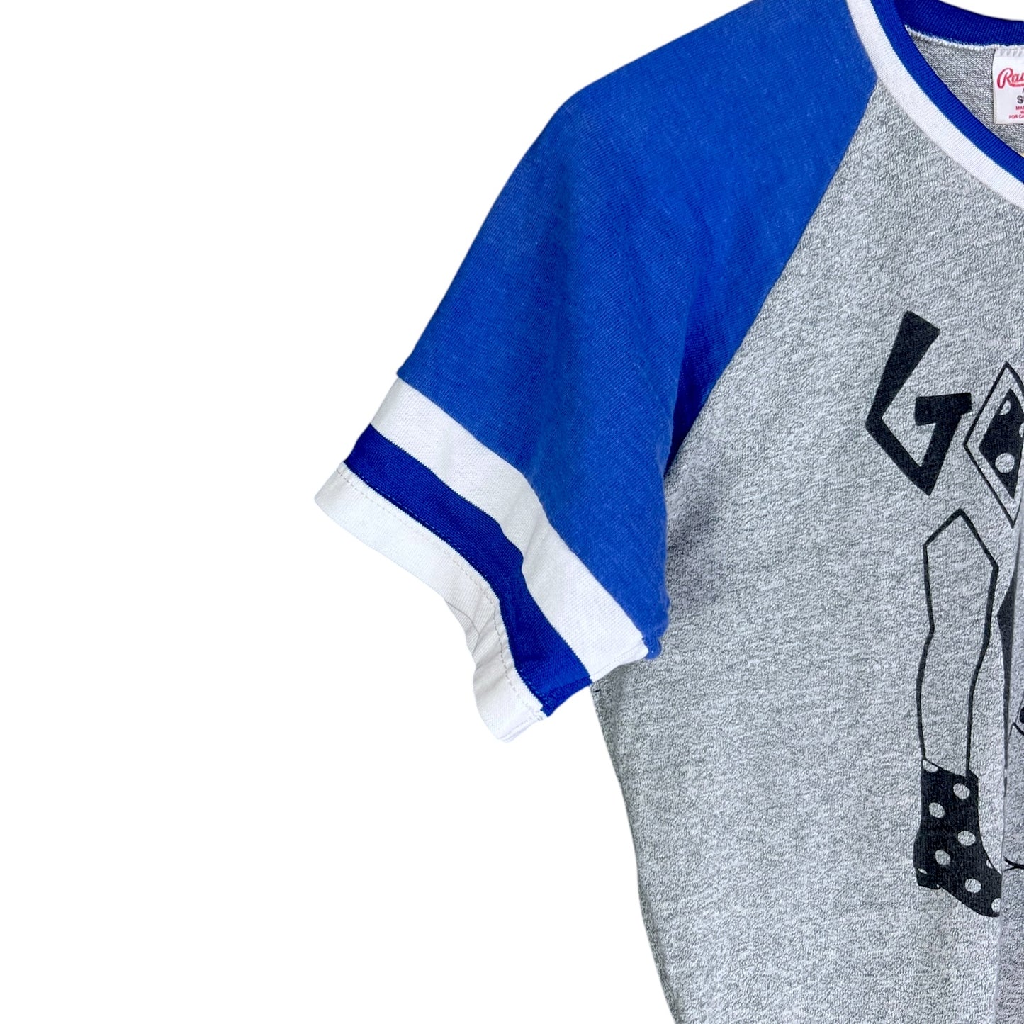 The Go-Go's Vintage 1980s Graphic V-Neck Jersey Single Stitch T-Shirt