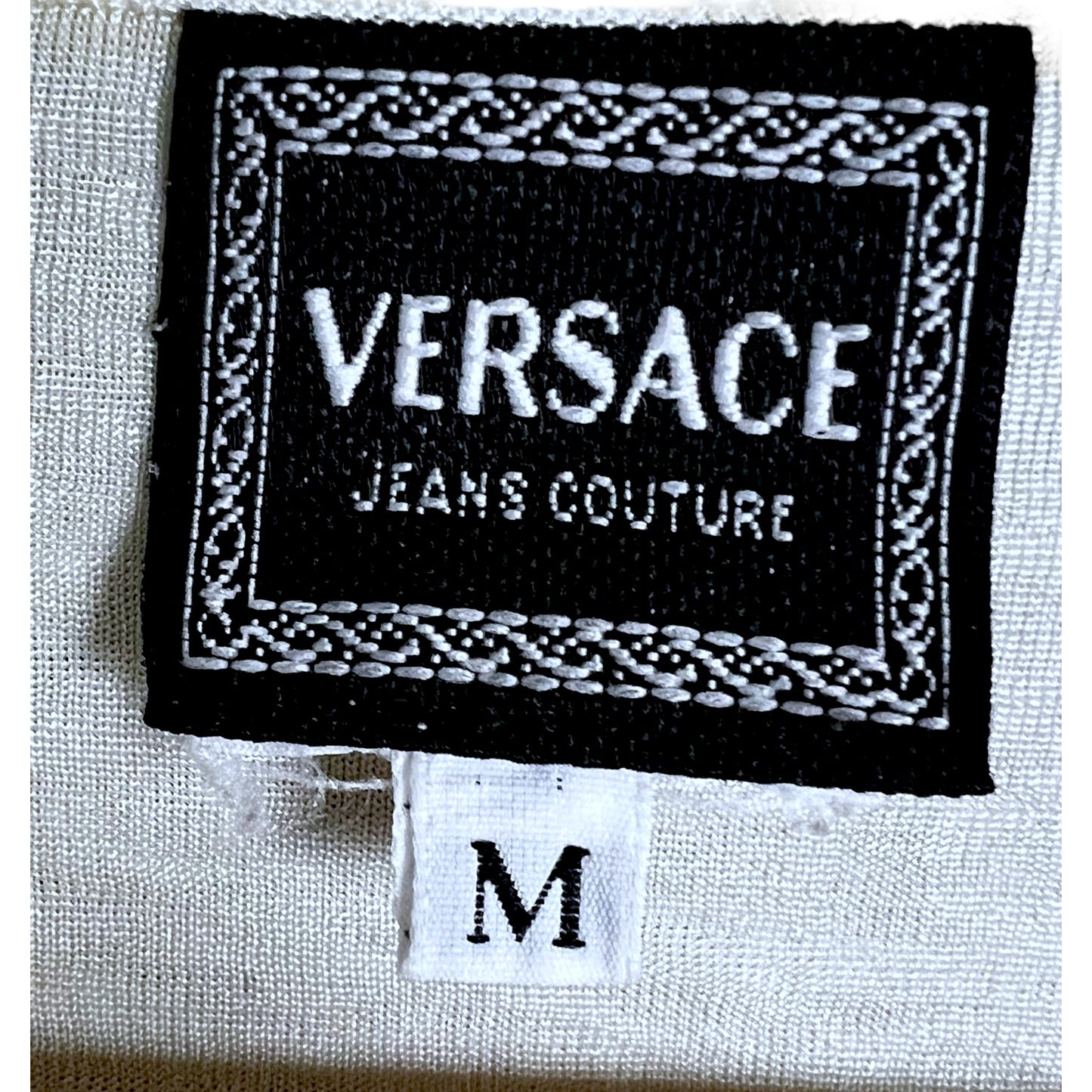 Versace Jeans Couture Vintage Shimmery Cropped T-Shirt - $200 Retail