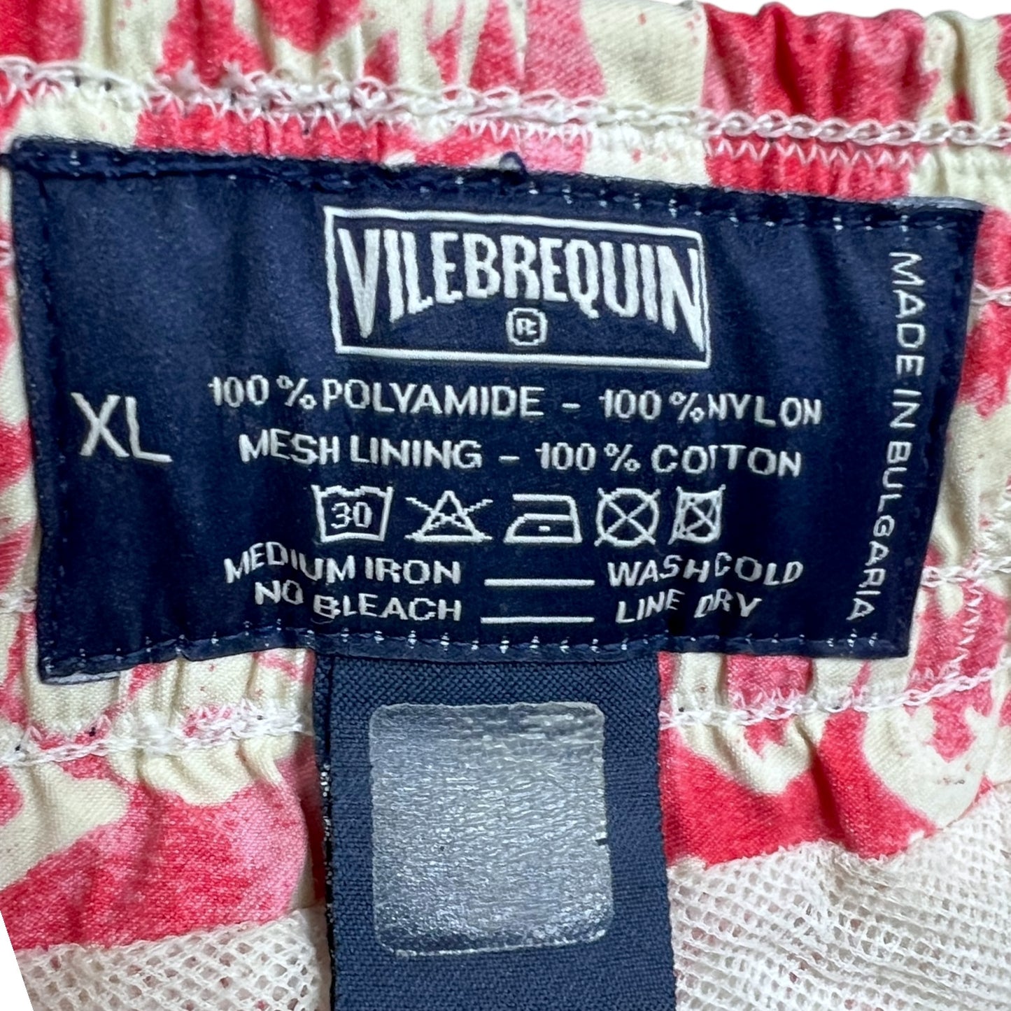 Vilebrequin Red & White Turtle Hawaiian Board Shorts - $350 Retail
