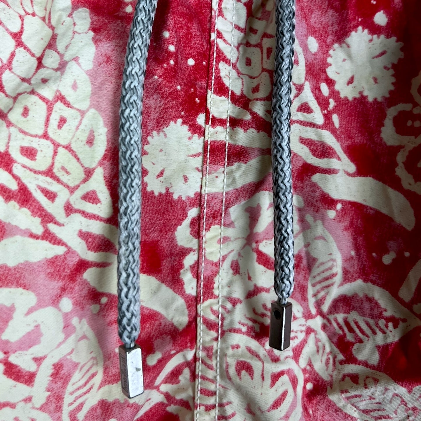 Vilebrequin Red & White Turtle Hawaiian Board Shorts - $350 Retail