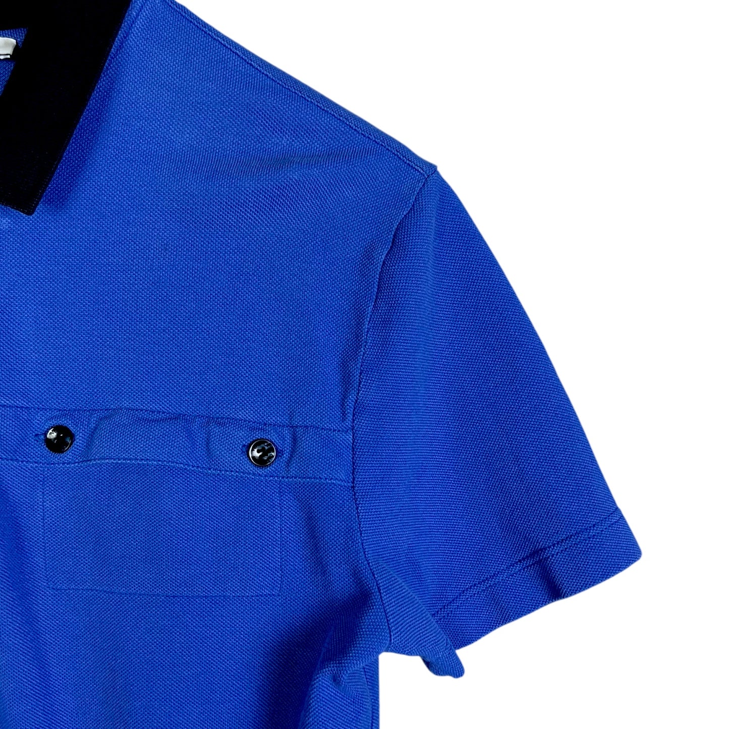 Gianni Versace Collection Blue & Black Polo Shirt - $490 Retail