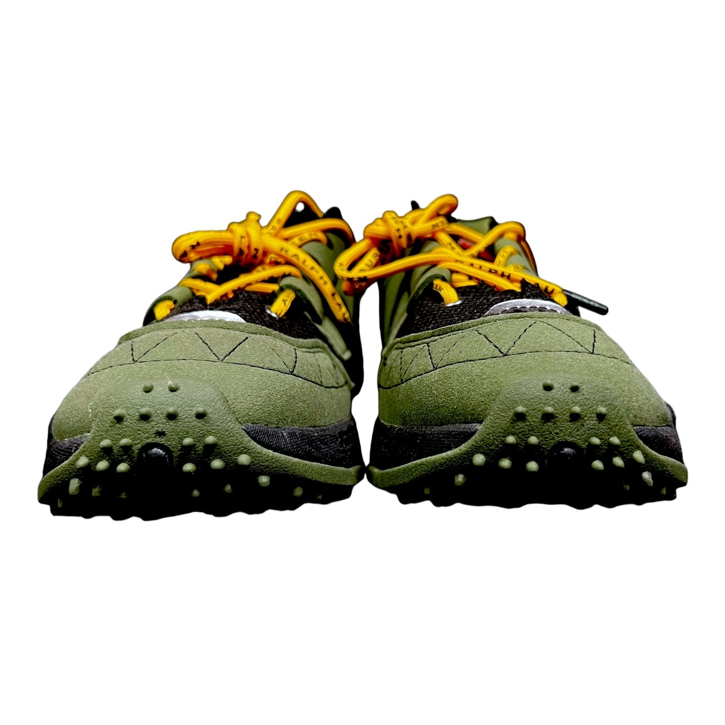 Polo Sport Ralph Lauren PS200 Suede & Mesh Green/Black Sneakers - $228 Retail