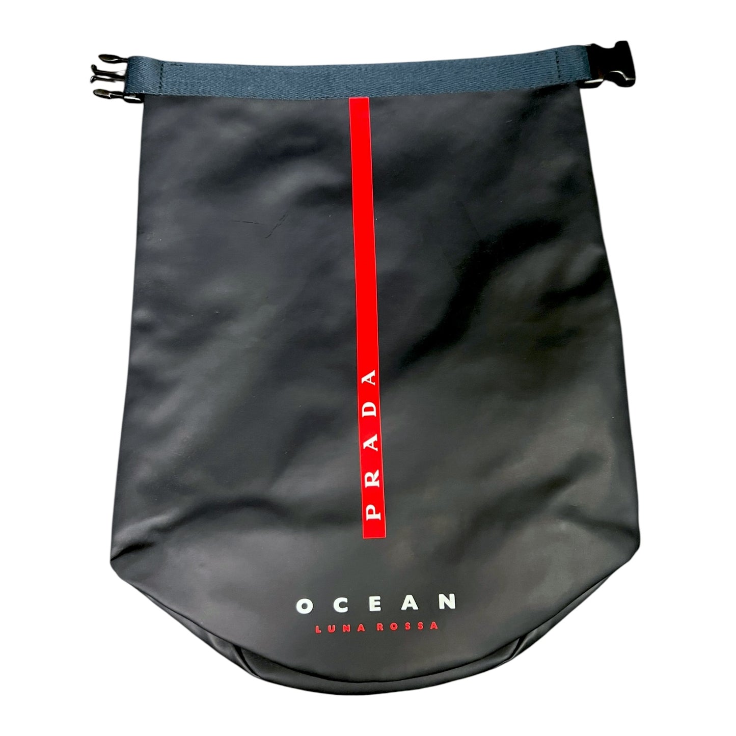 Prada Ocean Luna Rossa Black Sailing Bag