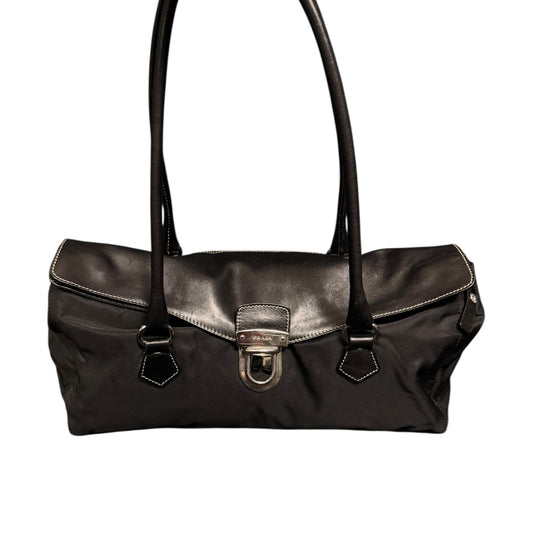 Prada Tessuto Easy Nylon & Leather Handbag - $1,450 Retail