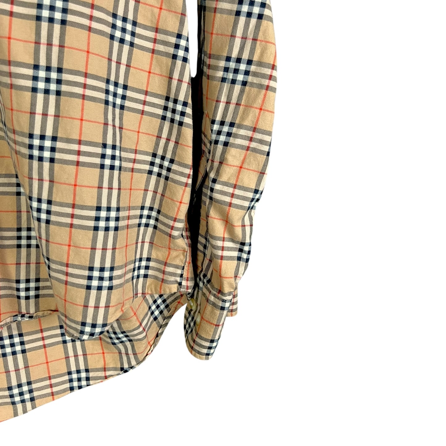 Men's Burberry London Classic Nova Check Button Down Shirt - $690 Retail
