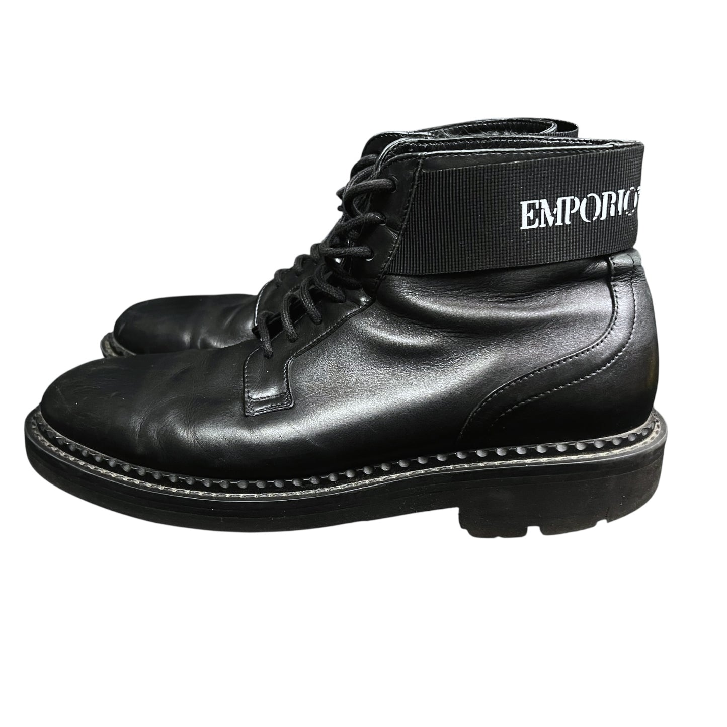 Emporio Armani Black Ankle Boots - $545 Retail