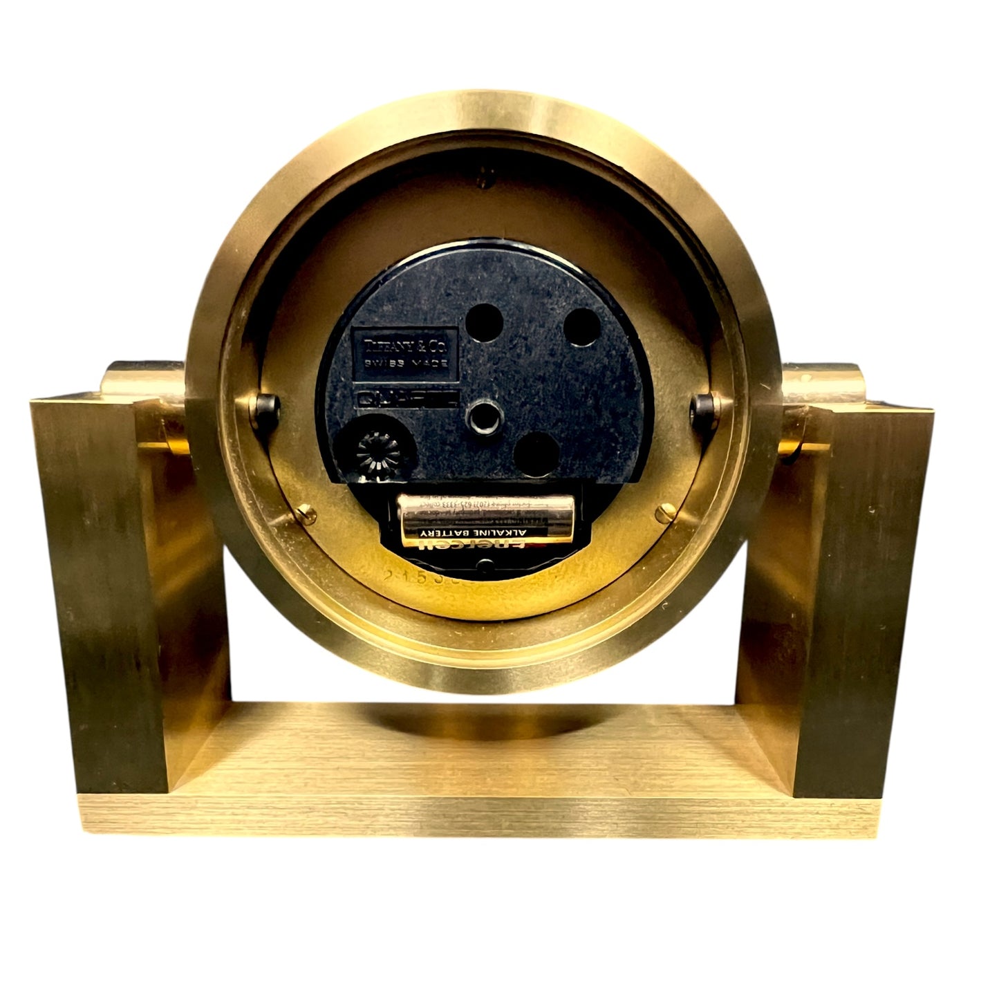 Tiffany & Co Brass Quartz Desk Clock - $350 Retail