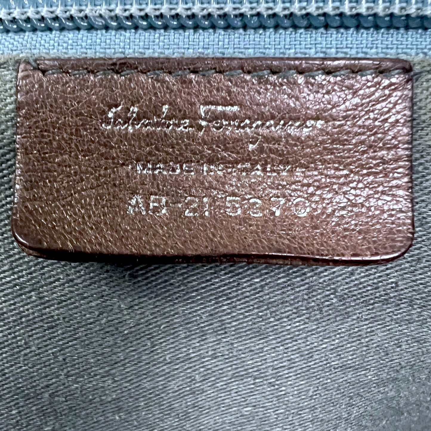 Salvatore Ferragamo Marisa Grey Leather Handbag - $750 Retail
