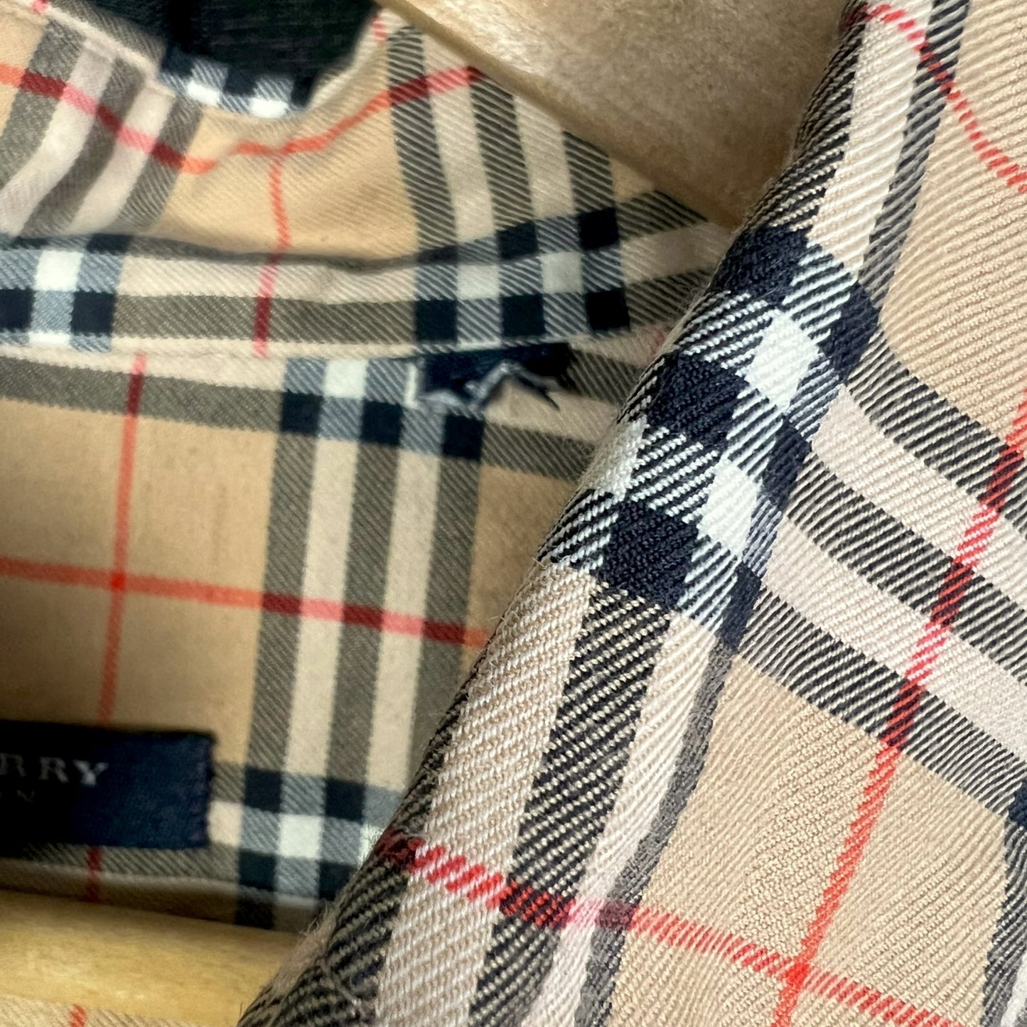Men's Burberry London Classic Nova Check Button Down Shirt - $690 Retail