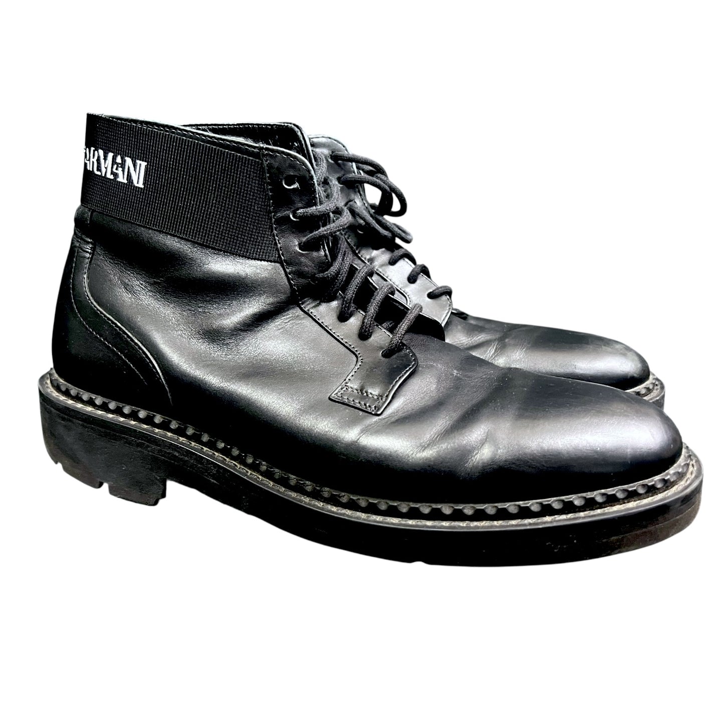 Emporio Armani Black Ankle Boots - $545 Retail