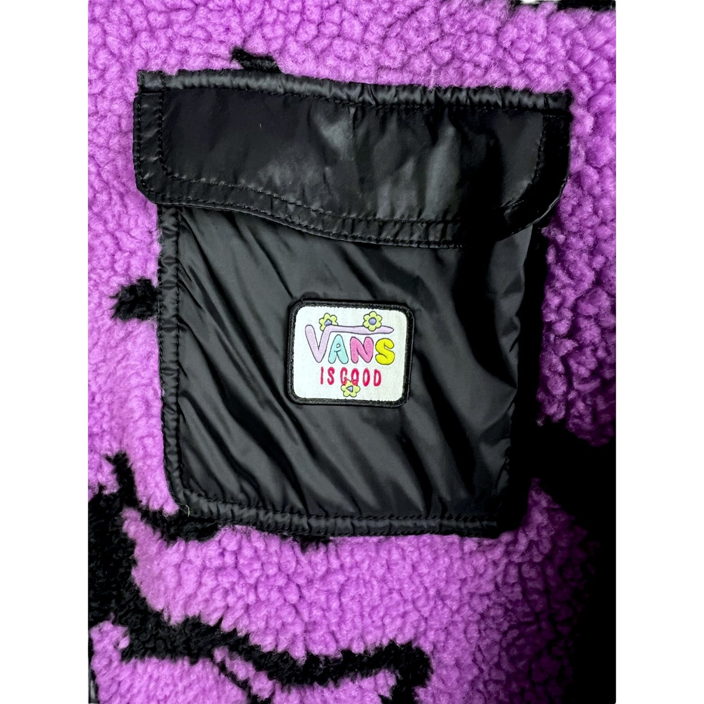 Vans x Ireneisgood Purple & Black Sherpa Jacket - $199 Retail