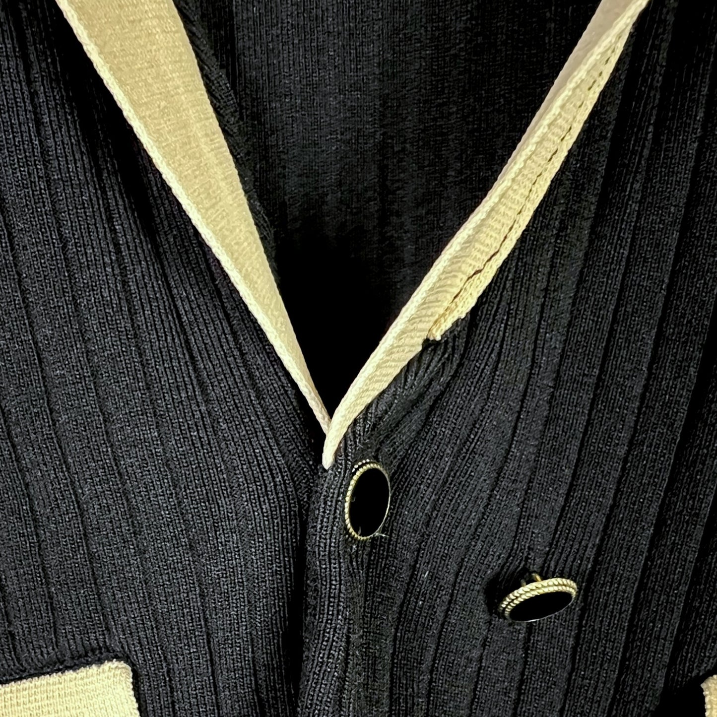 Sandro Paris Barney Constrast Trim Cardigan - $440 Retail