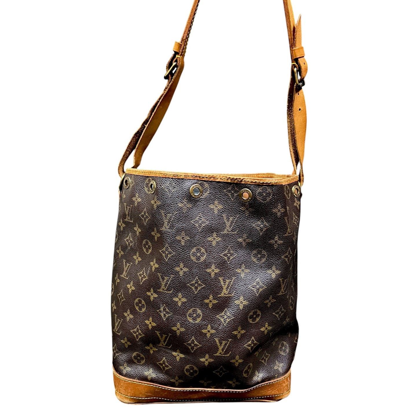 Vintage Louis Vuitton Noé Brown Monogram Large Bucket Bag - $1,250 Retail