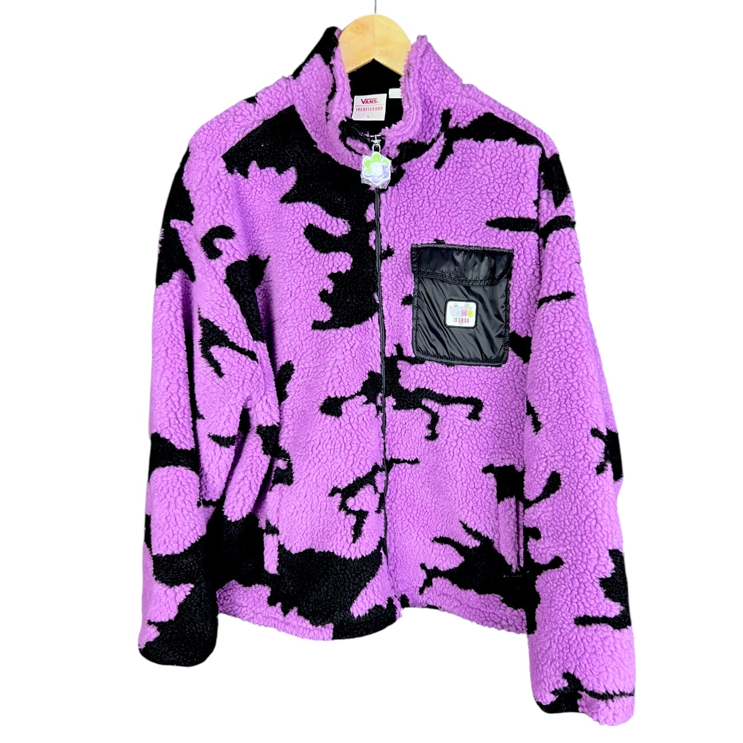 Vans x Ireneisgood Purple & Black Sherpa Jacket - $199 Retail