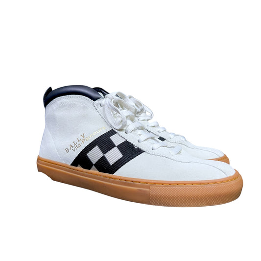 Bally The Vita-Parcours Leather High Top Sneakers - $450 Retail