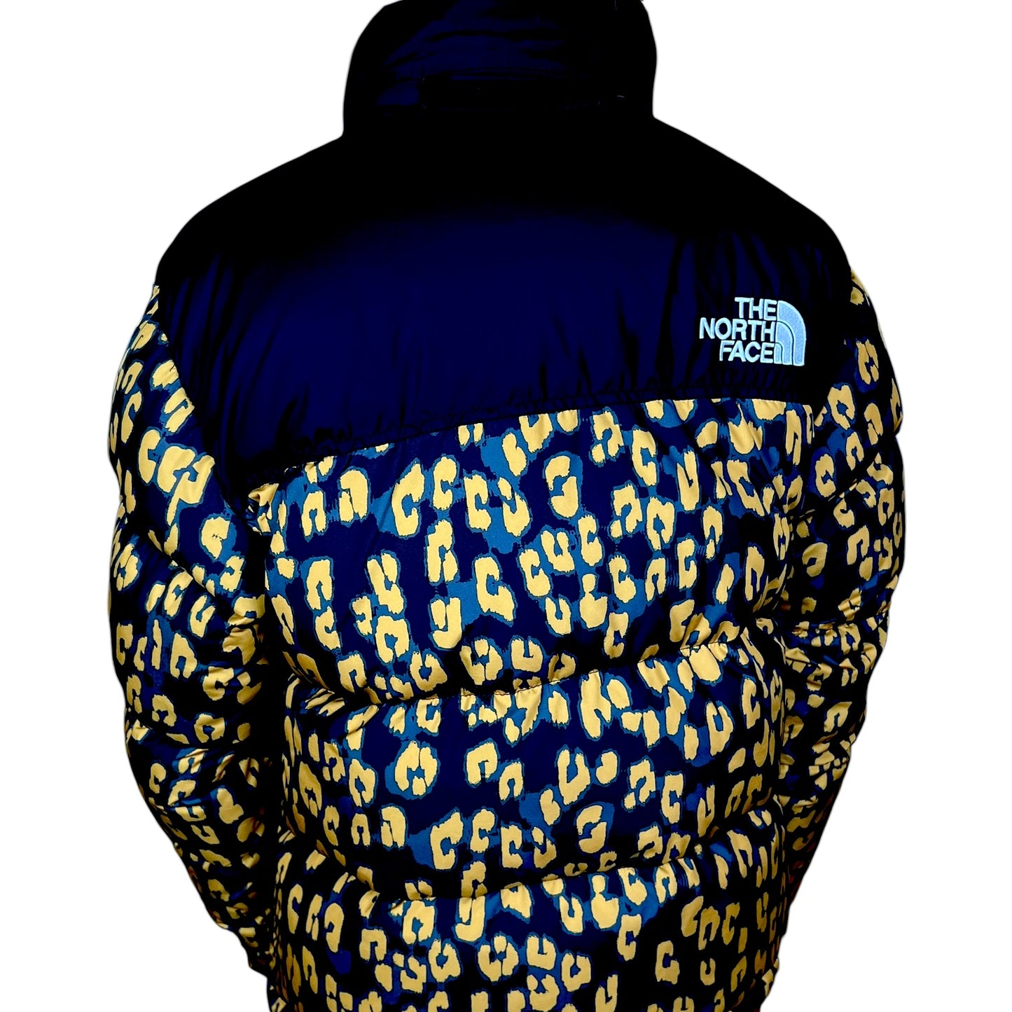 The North Face Retro 1996 Animal Print Cropped Down Puffer Jacket - $330 Retail