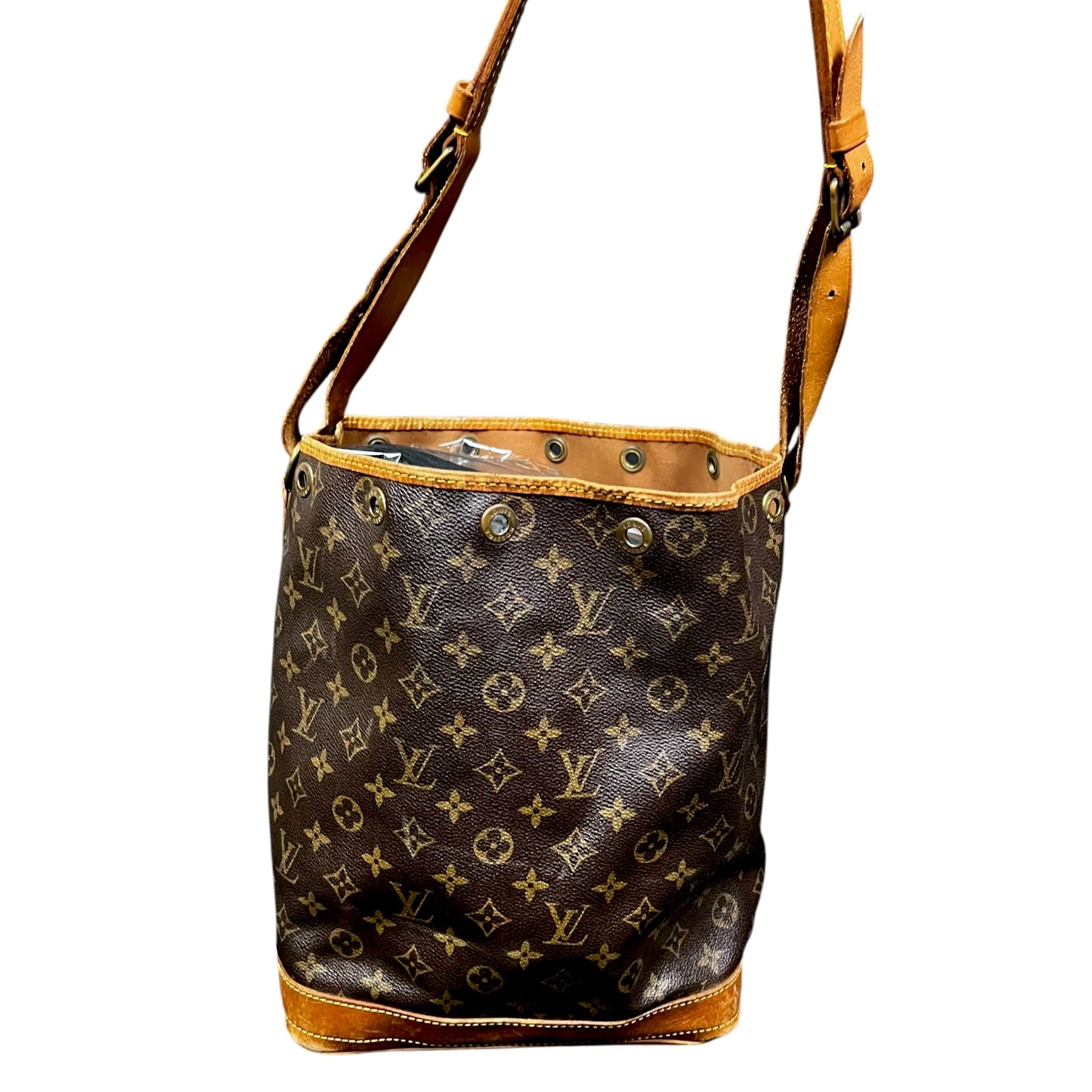 Vintage Louis Vuitton Noé Brown Monogram Large Bucket Bag - $1,250 Retail