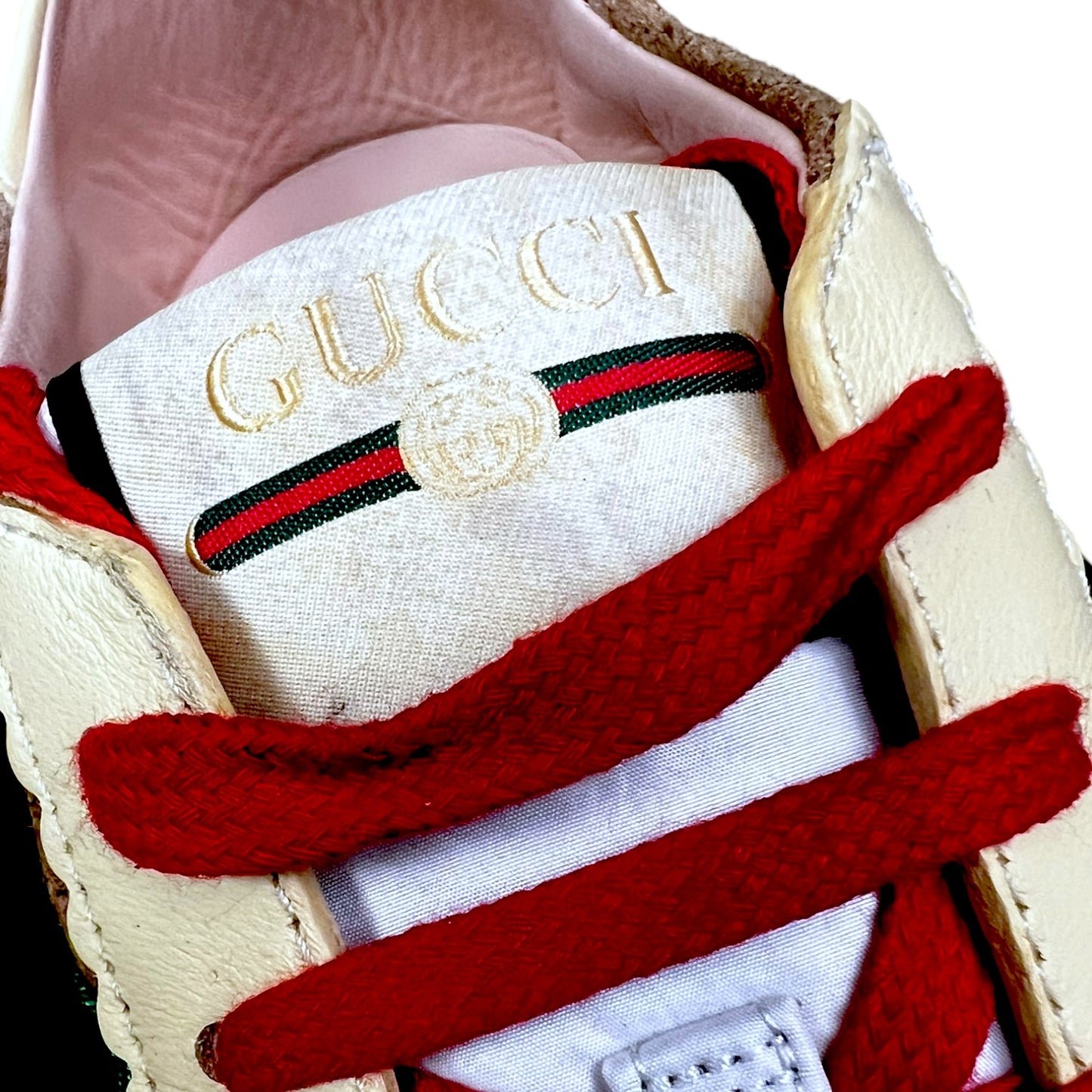 Gucci Brown Suede Web Rocket Sneakers - $750 Retail