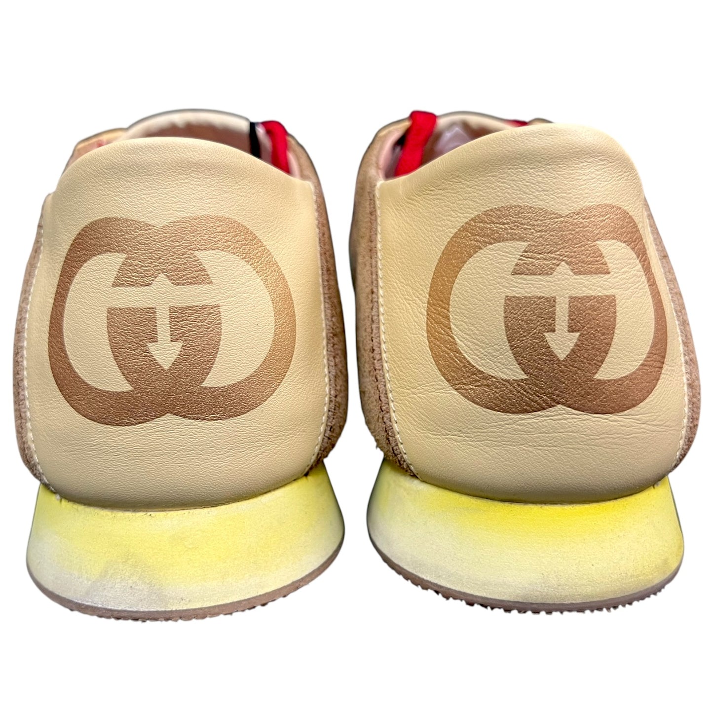 Gucci Brown Suede Web Rocket Sneakers - $750 Retail