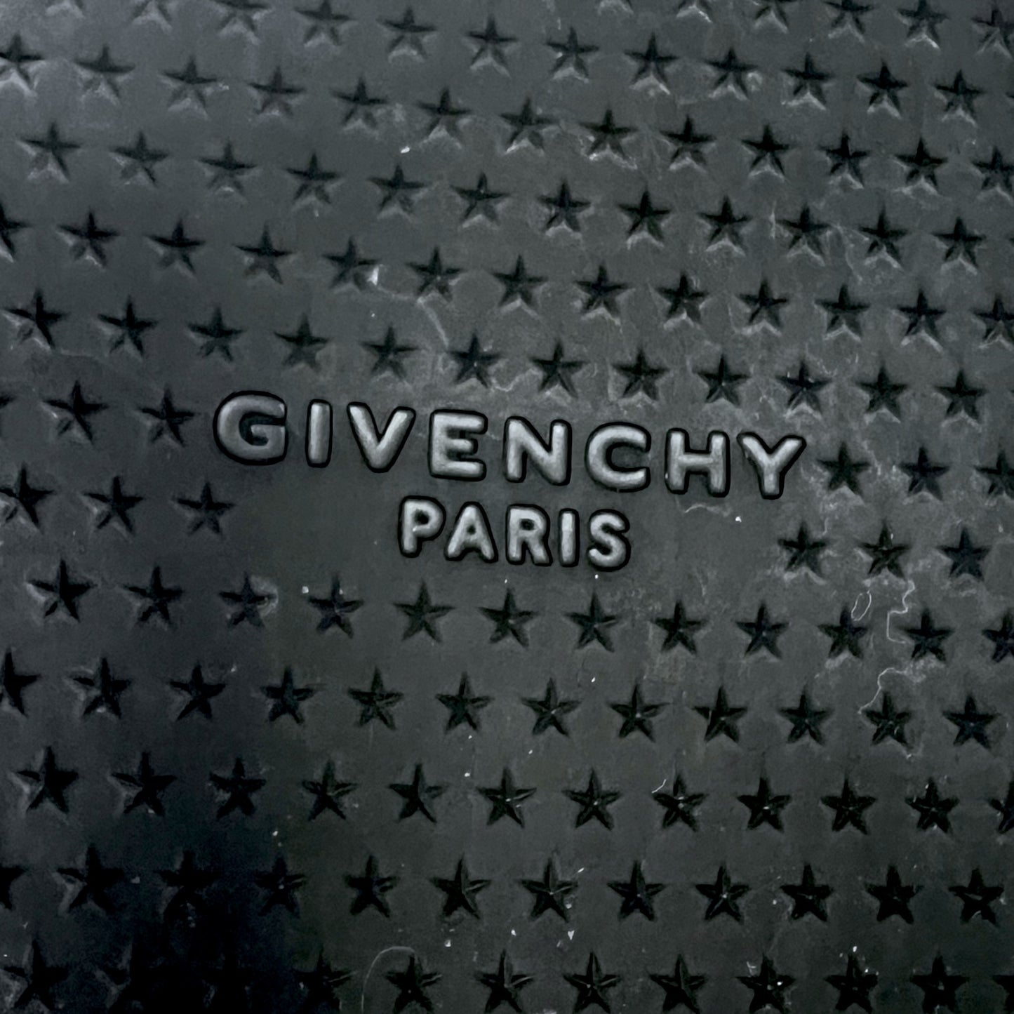 Givenchy Paris Black Rubber Slide Sandals - $350 Retail