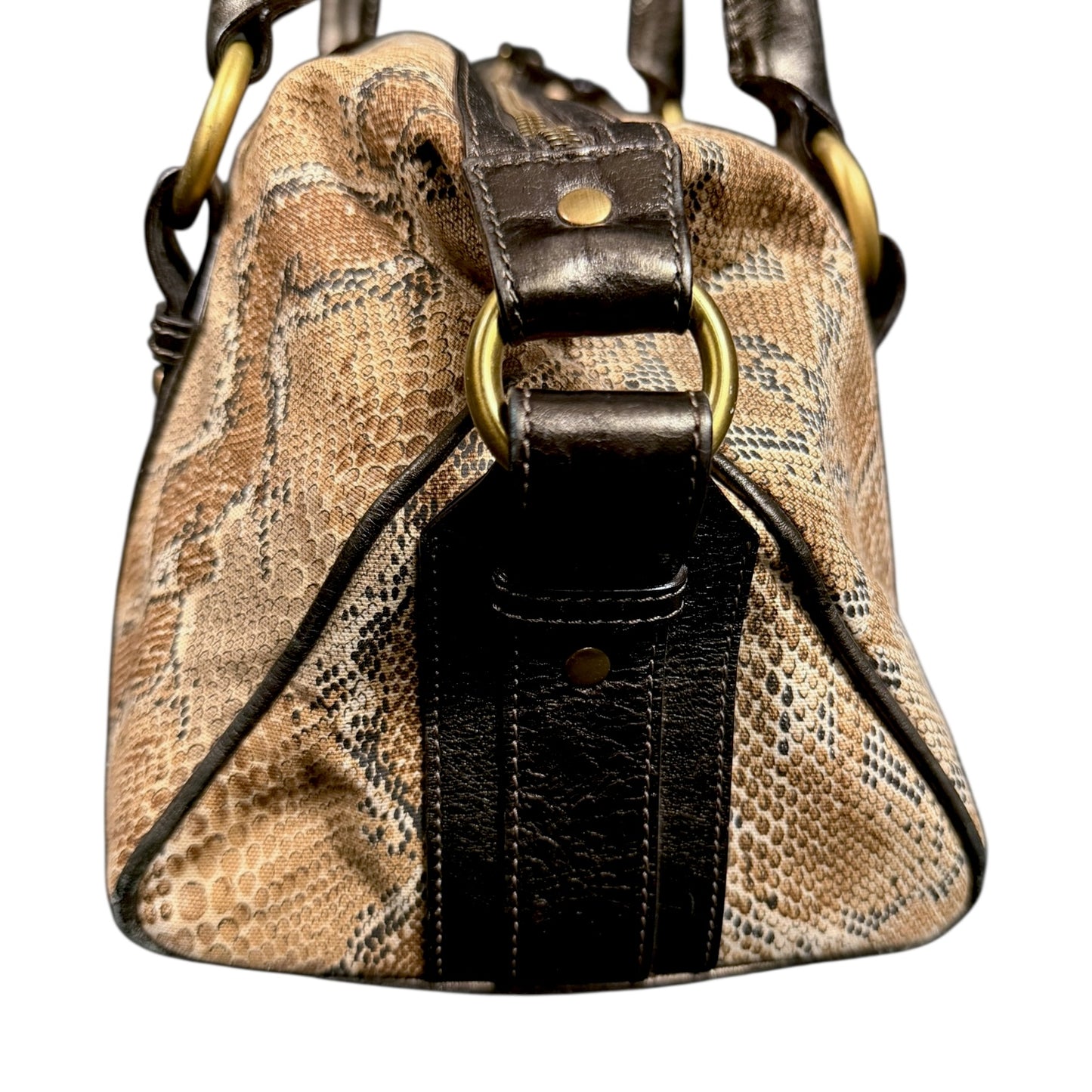 Burberry Snake Pattern Medium Shoulder Purse - $1,500 Retail