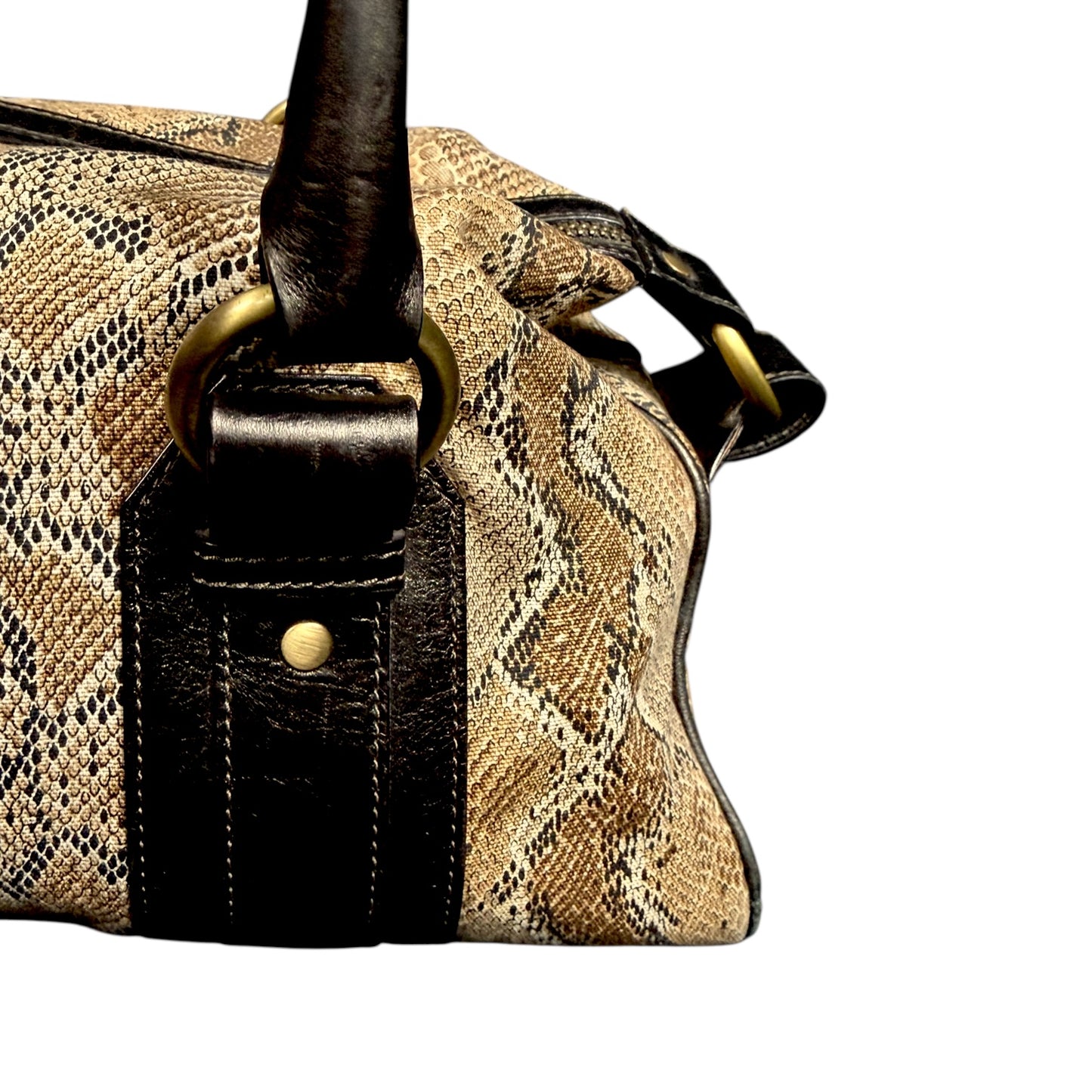 Burberry Snake Pattern Medium Shoulder Purse - $1,500 Retail