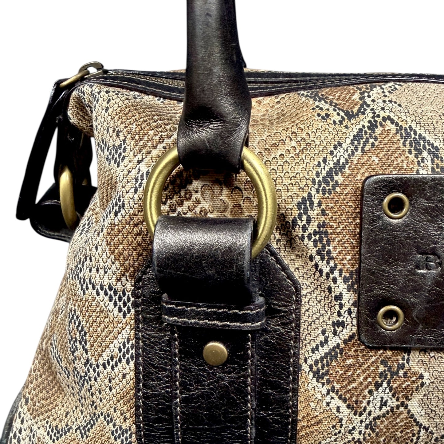 Burberry Snake Pattern Medium Shoulder Purse - $1,500 Retail