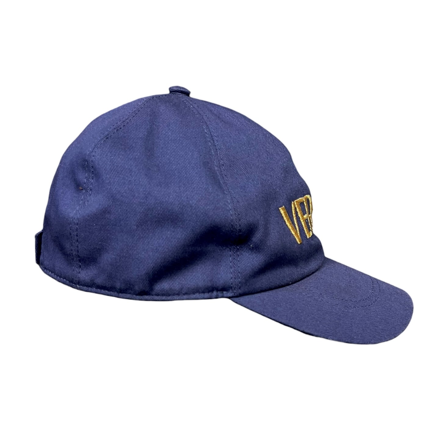 Versace Purple & Gold Signature Logo Strapback Hat
