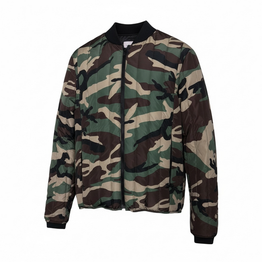 Sandro Camo Lightweight Duck Down Puffer Jacket - $600 Retail