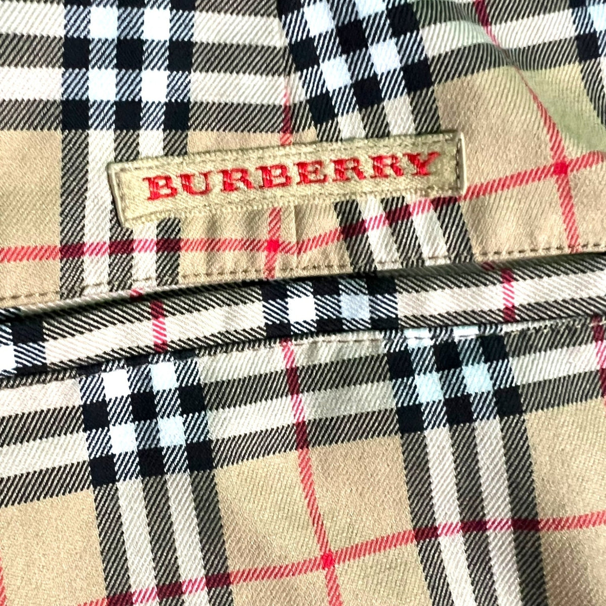 Burberry Golf Nova Check Shorts Women's 8 Vintage 90s Preppy Casual Summer