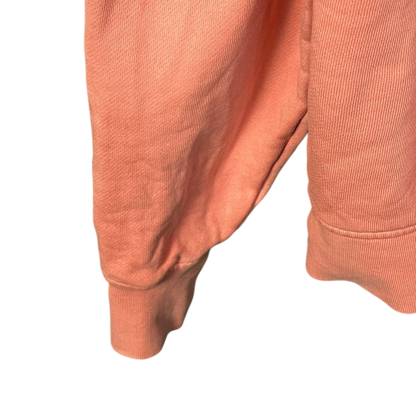 Acne Studios Yana AS Men's XS Ribbed Salmon Russion Dressing Cotton Sweatshirt