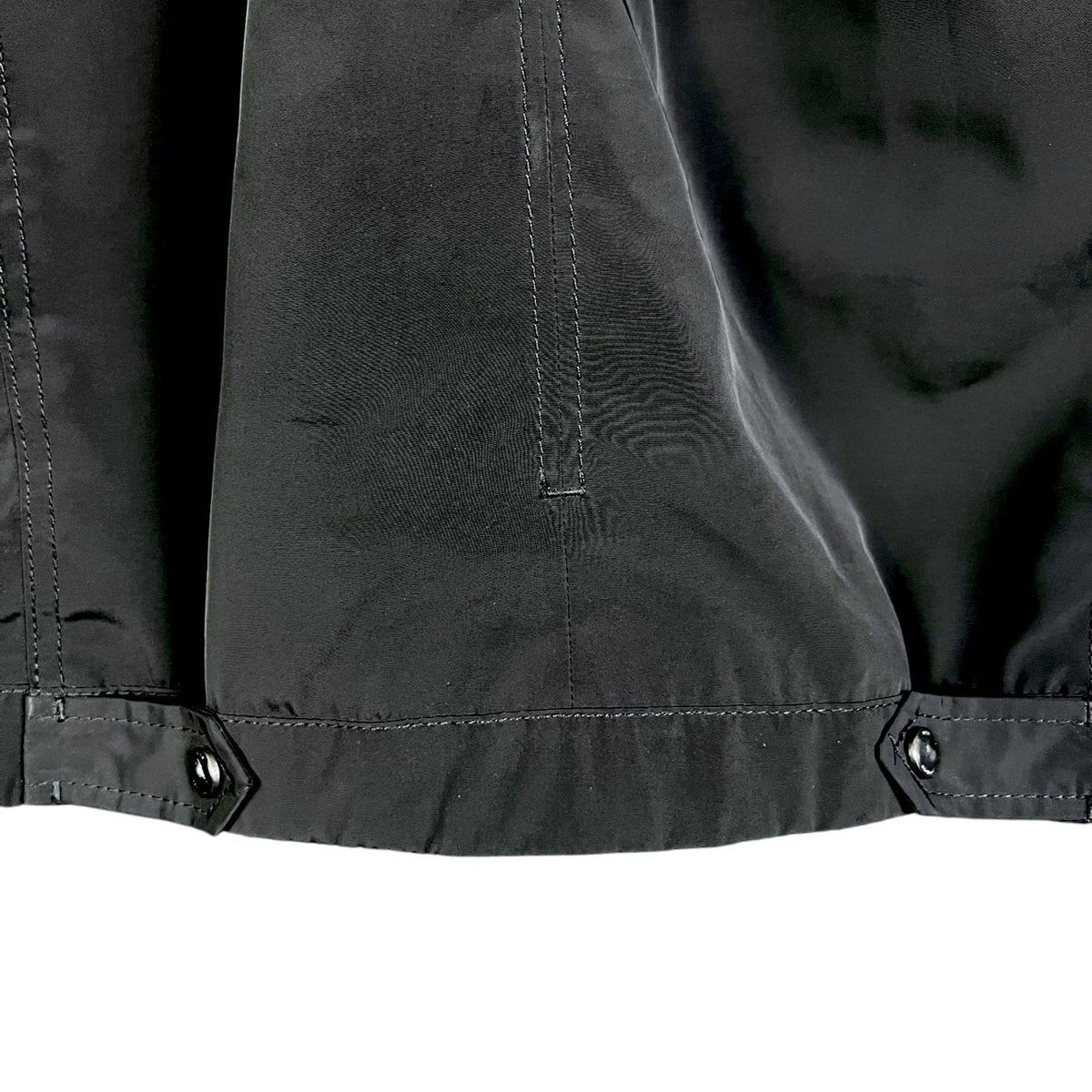 Hugo Boss Men's Black Field Jacket Military Utility Coat Pocket Zip Snap 42R