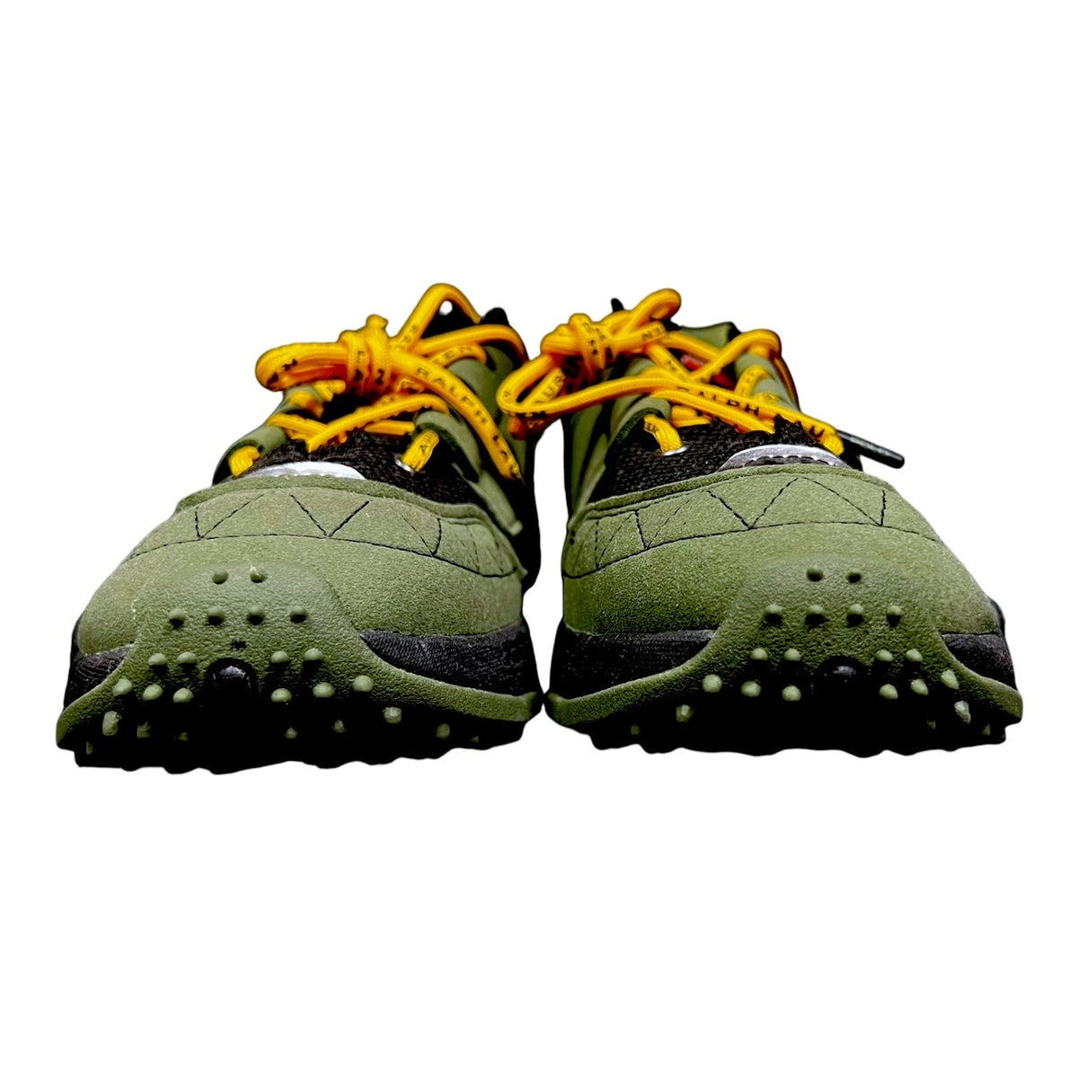 Polo Sport Ralph Lauren PS200 Suede Mesh Green Black Sneakers Men's 11.5 NWOT