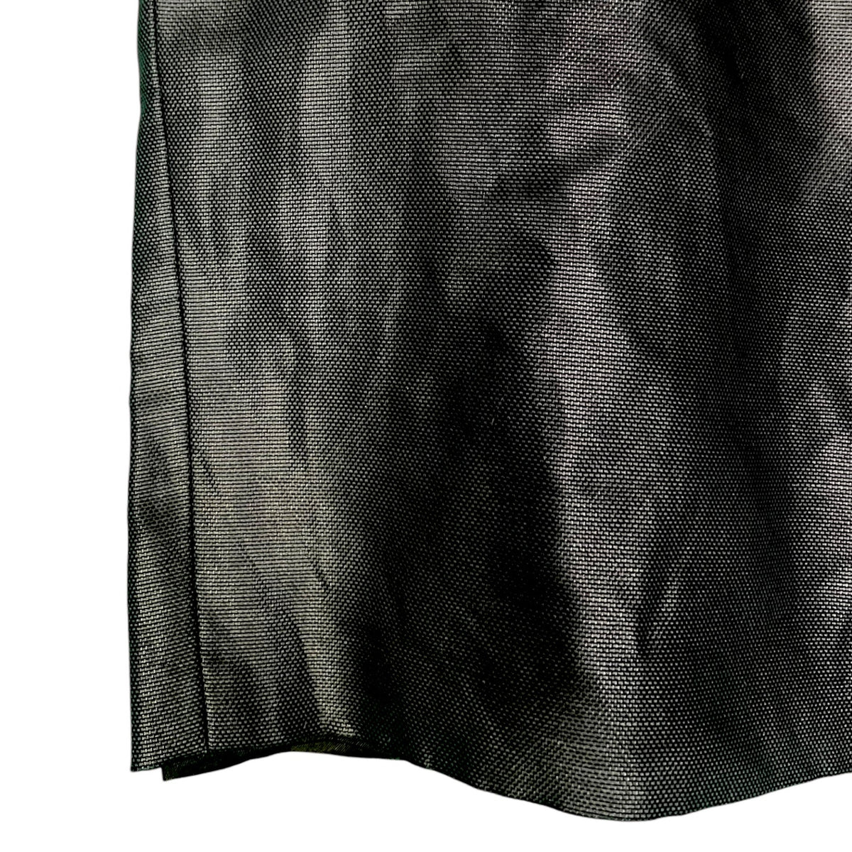 Gianni Versace Black Nylon Mini Skirt EU 42 US 12 Luxury Glam Vintage 90s