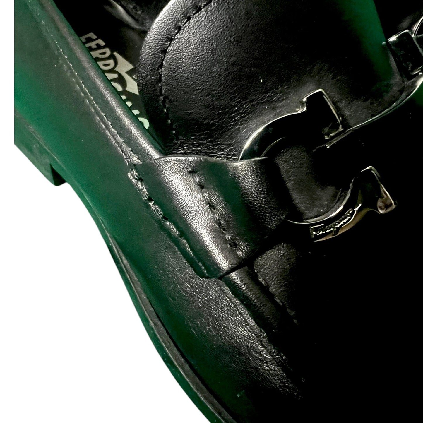 Salvatore Ferragamo Classic Black Bit Strap Loafers - $750 Retail