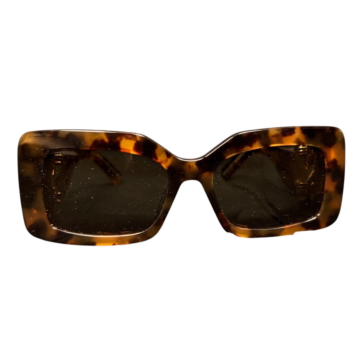 Stella McCartney Women's Brown Tortoise Shell Gold Chain 54mm Sunglasses Summer
