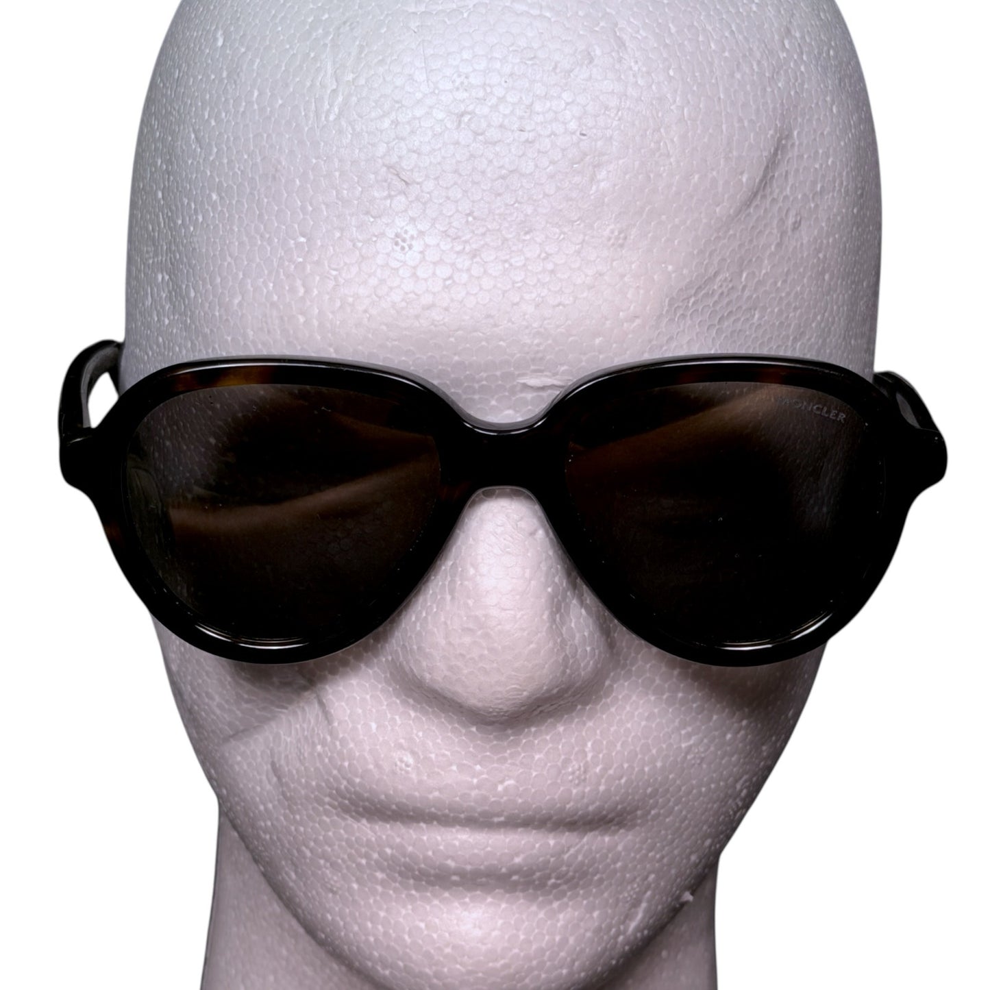 Moncler Dark Havana Brown Tortoise Frame Unisex Sunglasses ML0043 52MM $395