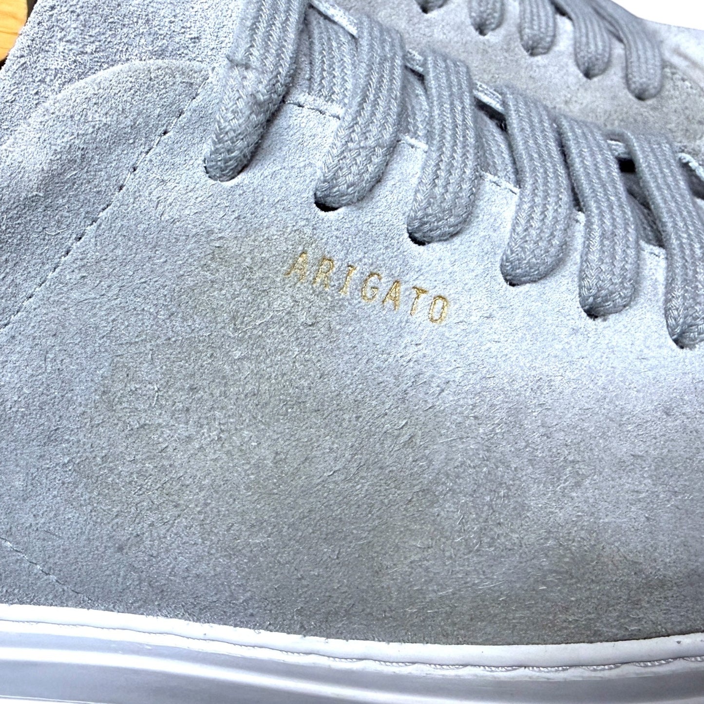 Axel Arigato Light Gray Suede Men's Shoes Sneakers Trainers US10 $350 retail