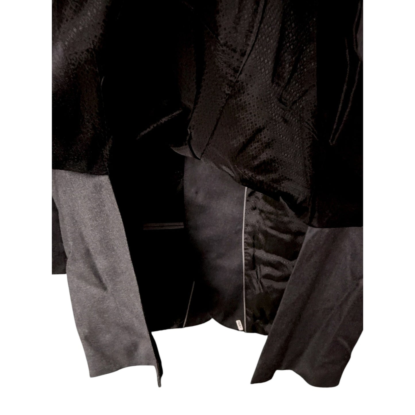 Hugo Boss Blazer Mens 42R Reda Italy Super 100 Virgin Wool Dark Gray Sport Coat