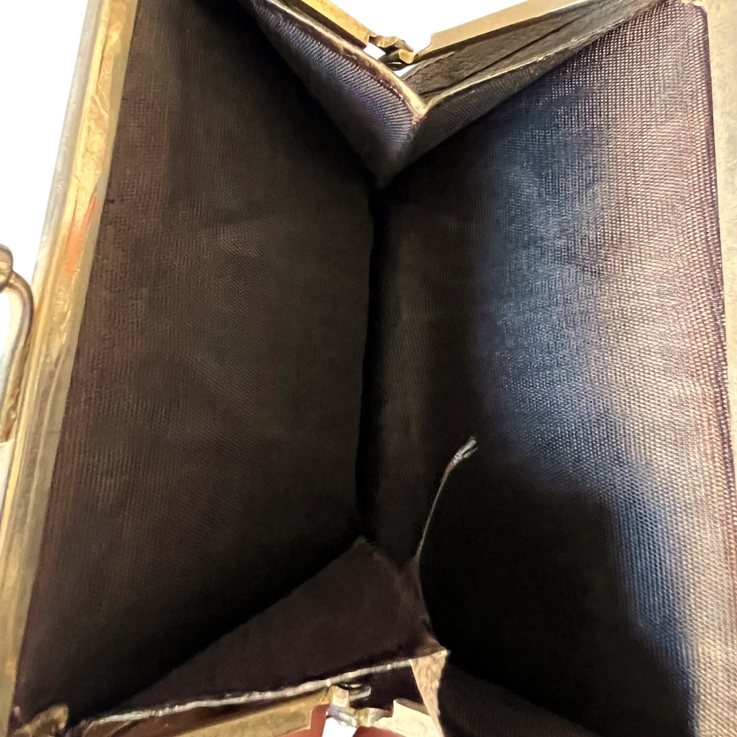 Vintage Gucci Brown Logo Bi-Fold Wallet with Change Purse - $250 Retail